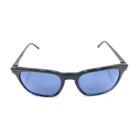 Eddie Bauer EB 32621P Dark Blue Square Sunglasses Blue Lens 52-19 135 Polarized - Picture 2 of 12